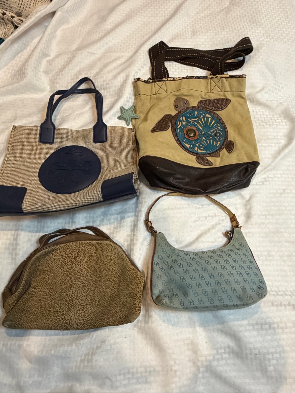 Rehab 59: Tory Burch Dooney & Bourke Borbonese CHALA Designer Handbag Rehab Lot
